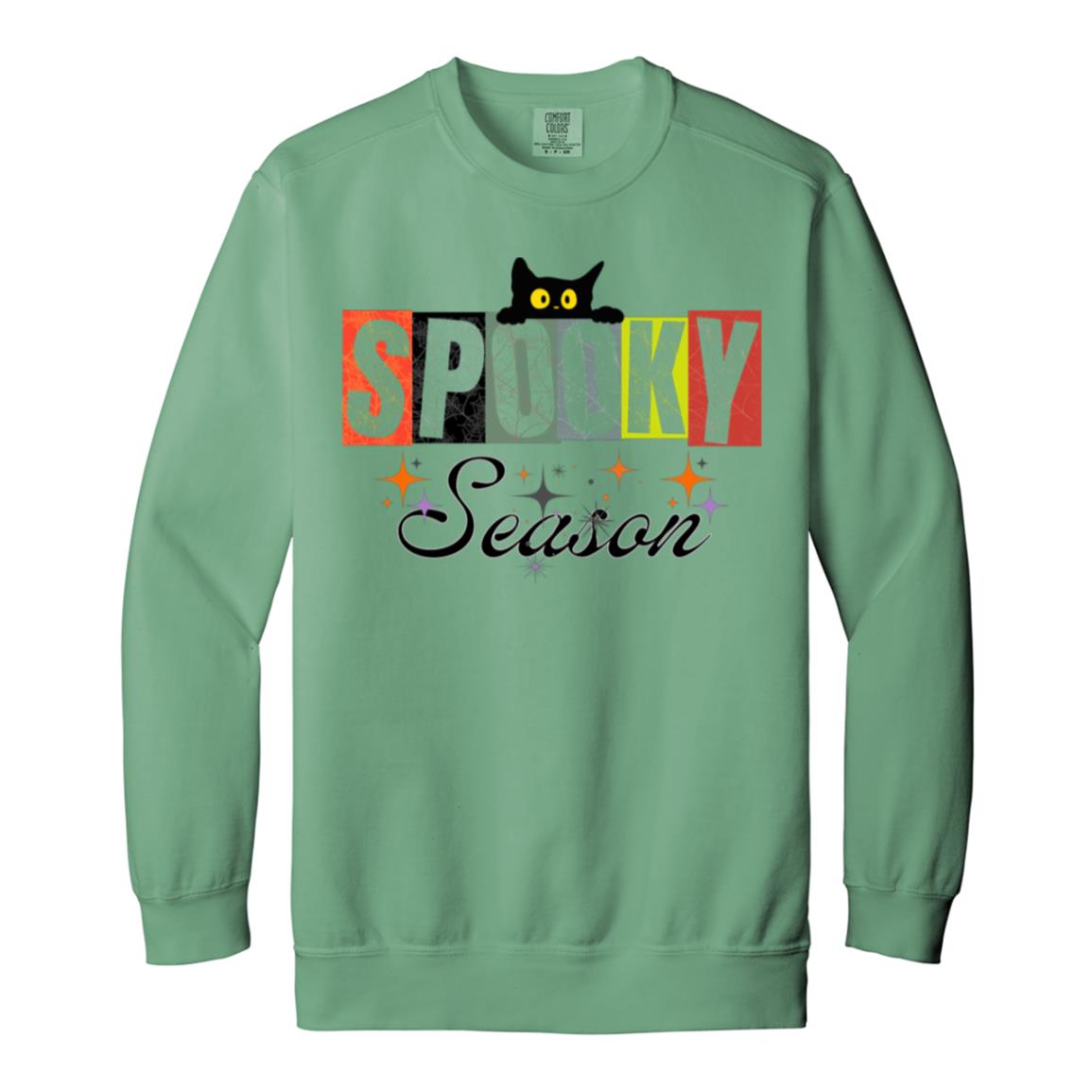 3 1566 Garment-Dyed Adult Crewneck Sweatshirt