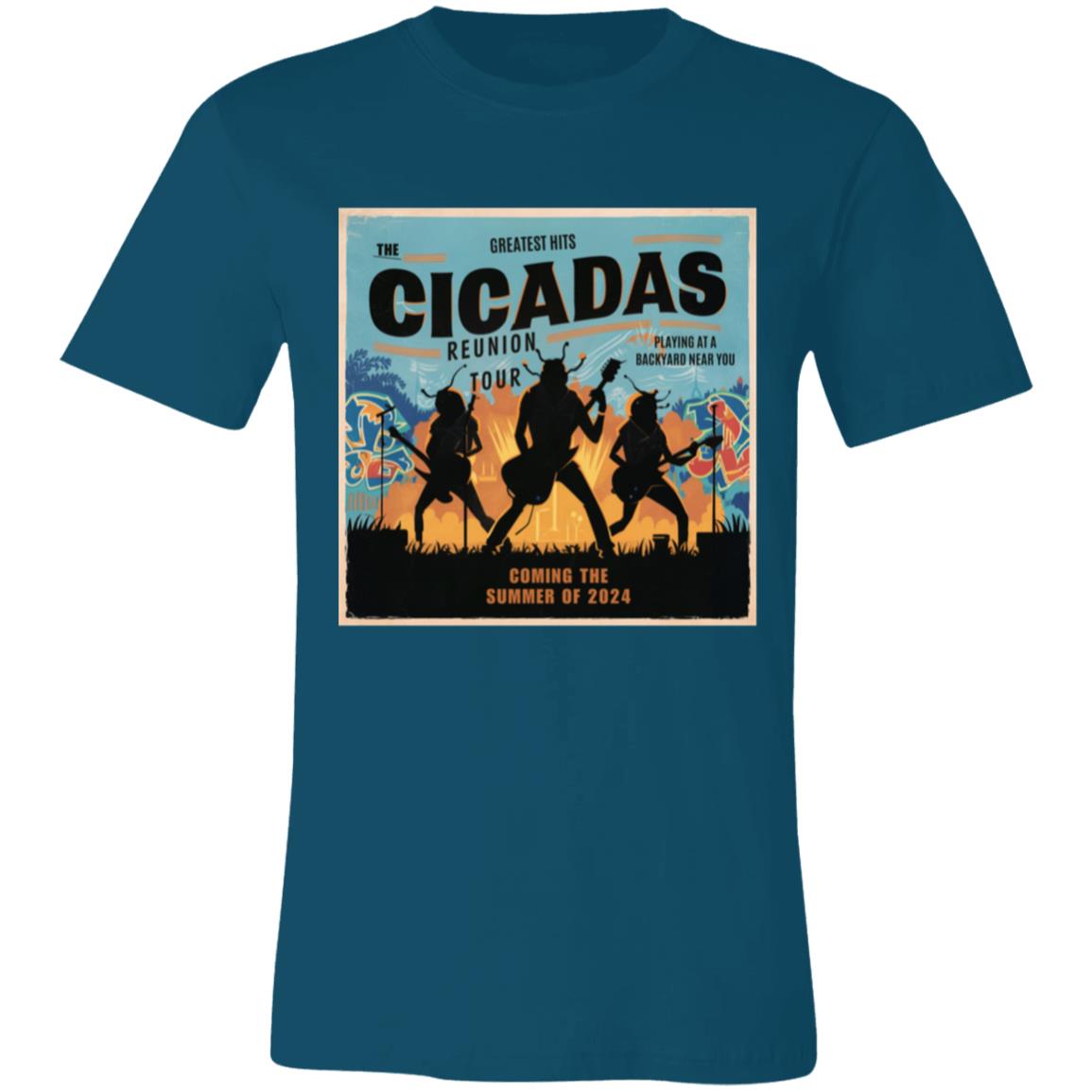 CICADAS REUNION 3001C Unisex Jersey Short-Sleeve T-Shirt