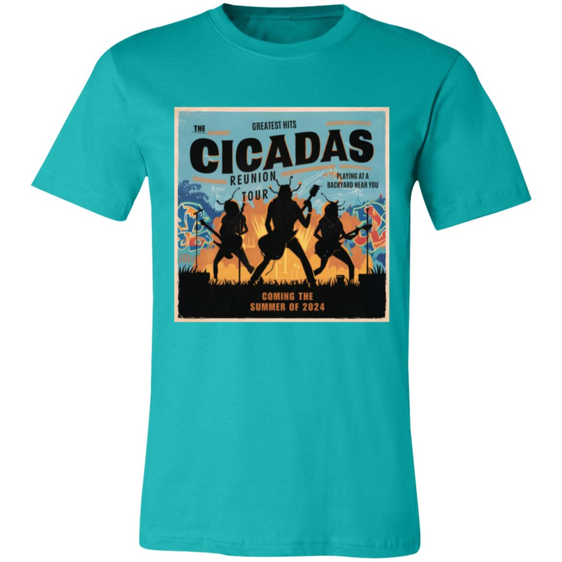 CICADAS REUNION 3001C Unisex Jersey Short-Sleeve T-Shirt