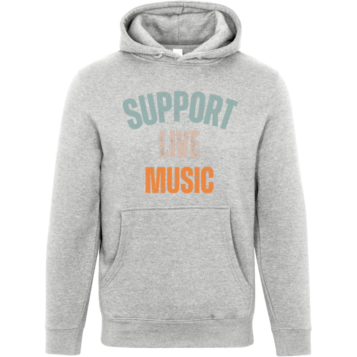 Support Live Music (2) LS14001 Lane Seven Unisex Premium Hoodie