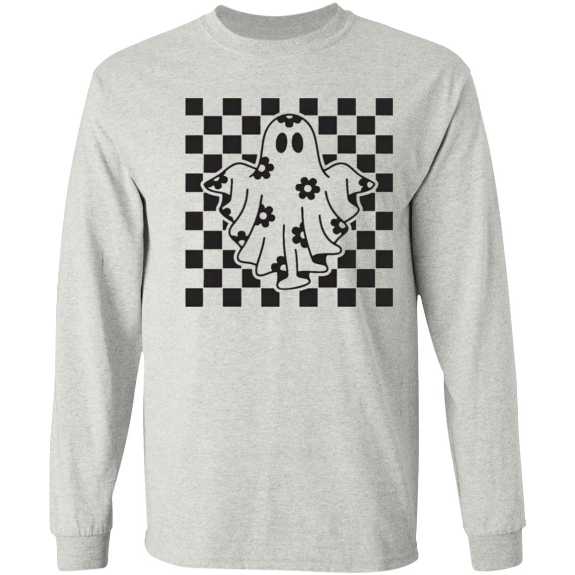 checkered ghost - 2024-10-05T101643.498 G540 LS T-Shirt 5.3 oz.