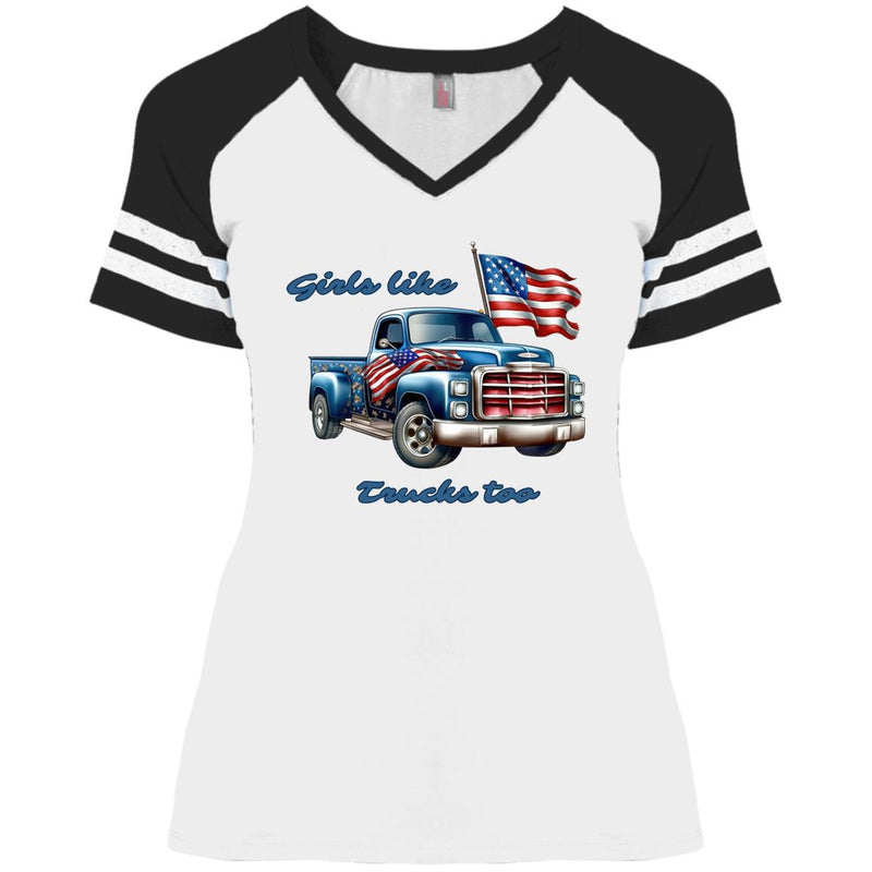 dream DM476 Ladies' Game V-Neck T-Shirt