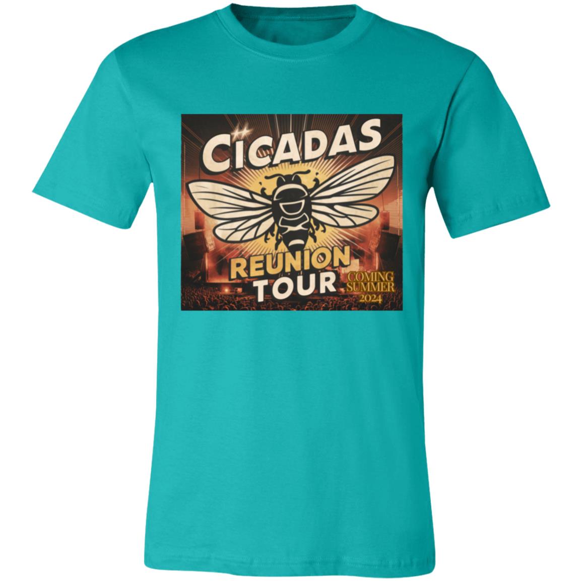 CICADAS REUNION (1) Cicada Tour 3001C Unisex Jersey Short-Sleeve T-Shirt