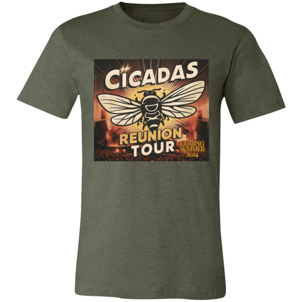 CICADAS REUNION (1) Cicada Tour 3001C Unisex Jersey Short-Sleeve T-Shirt