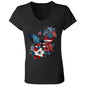 Untitled design (32) B6005 Ladies' Jersey V-Neck T-Shirt