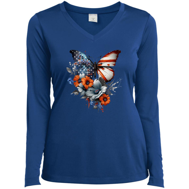 Untitled design (31) LST353LS Ladies’ Long Sleeve Performance V-Neck Tee