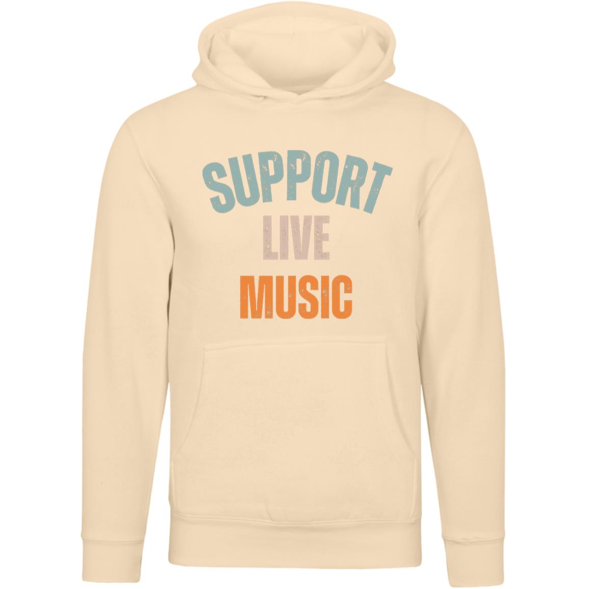 Support Live Music (2) LS14001 Lane Seven Unisex Premium Hoodie