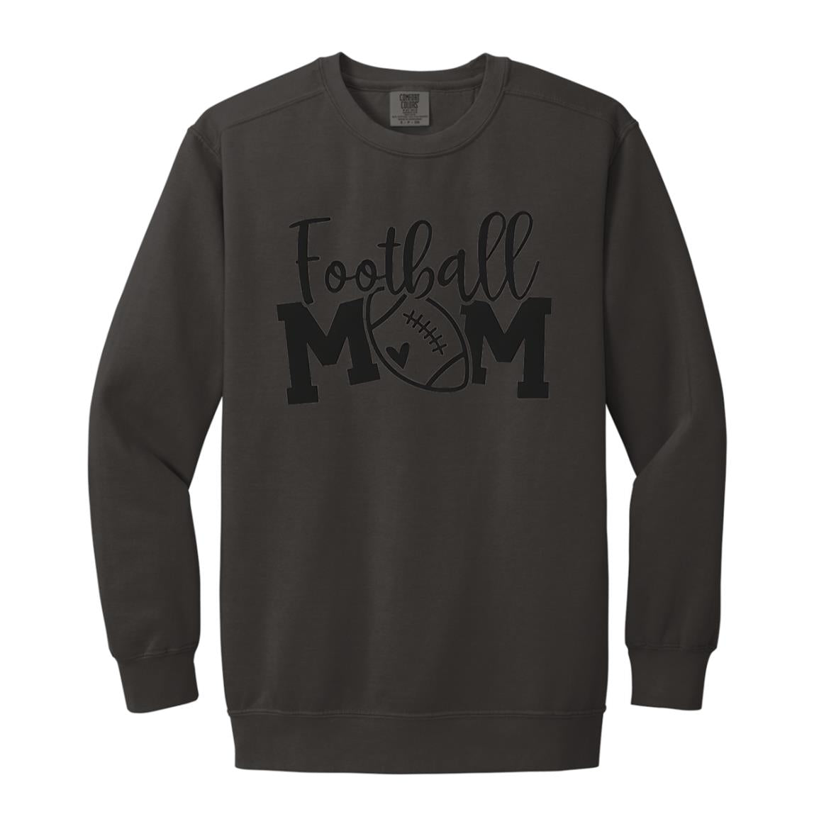 Football Mom 1566 Garment-Dyed Adult Crewneck Sweatshirt