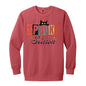 3 1566 Garment-Dyed Adult Crewneck Sweatshirt