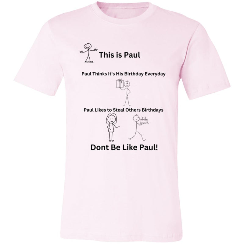 This is Paul 3001C Unisex Jersey Short-Sleeve T-Shirt