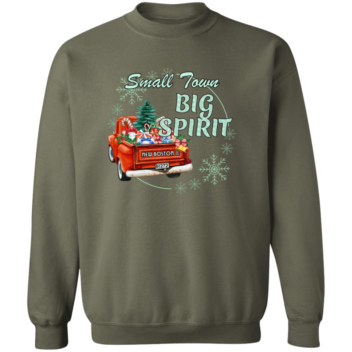 small town (2) G180 Crewneck Pullover Sweatshirt