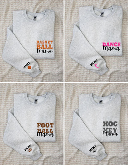 Sport Mama Custom Sleeve Sweatshirt