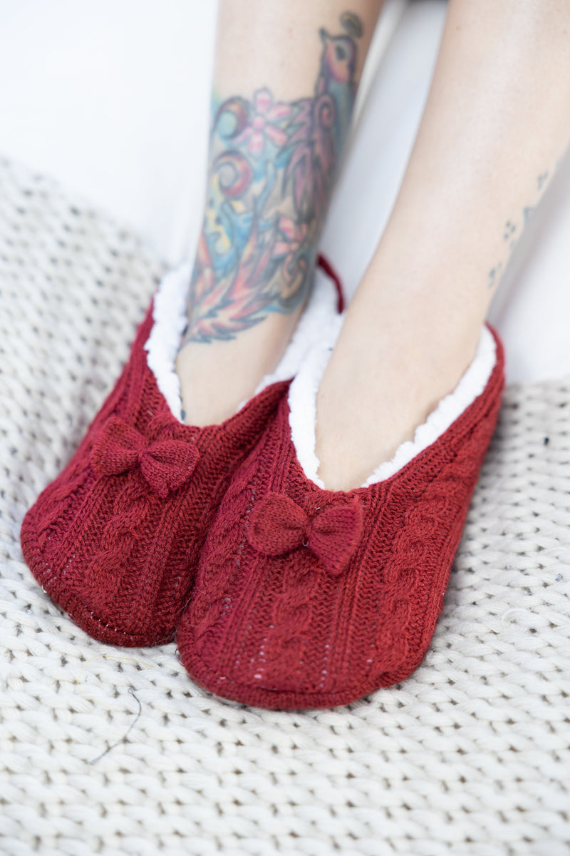 Festive Fleece Lined Slipper Socs