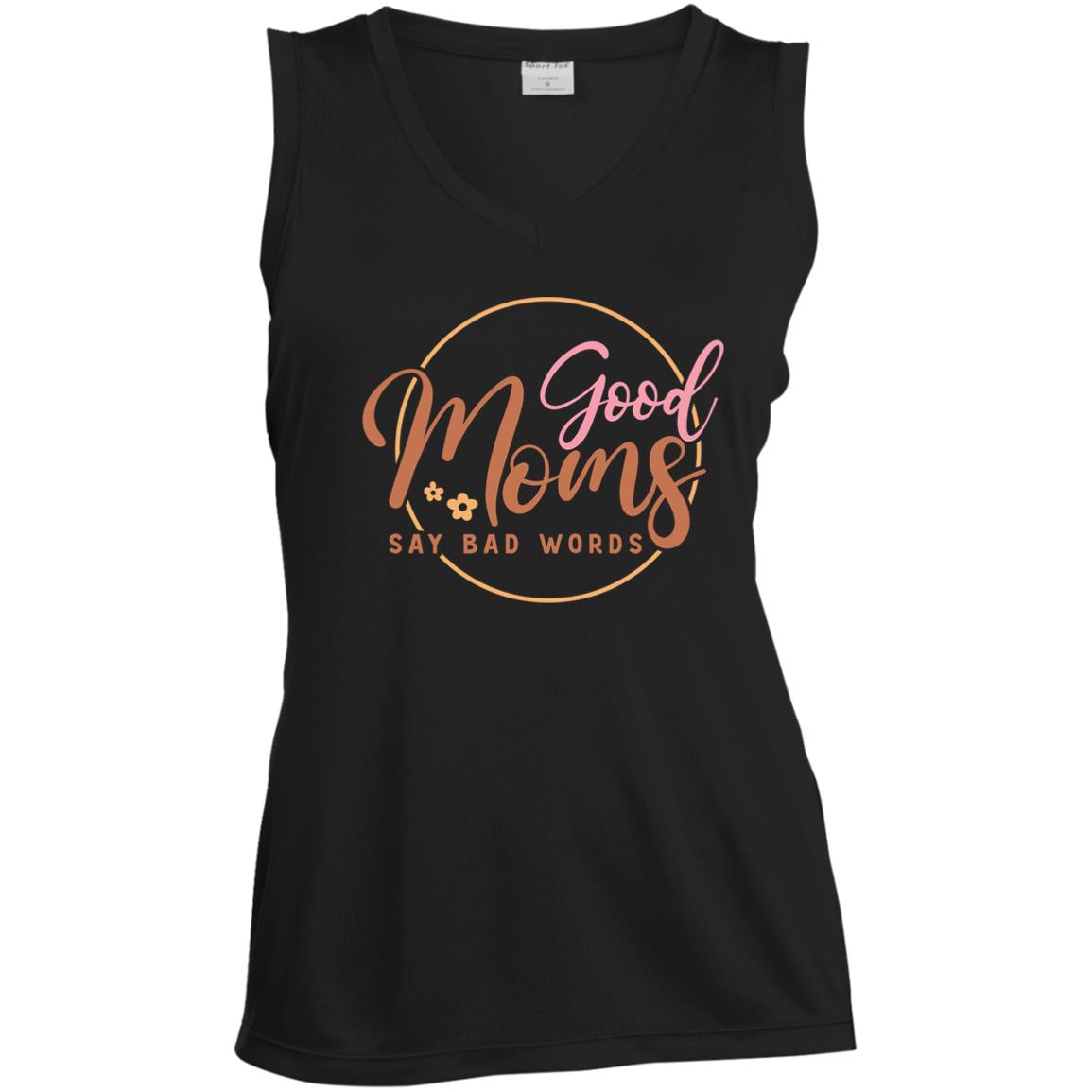 LST352 Ladies' Sleeveless V-Neck Performance Tee