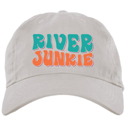 riverjunkie BX001 Embroidered Brushed Twill Unstructured Dad Cap