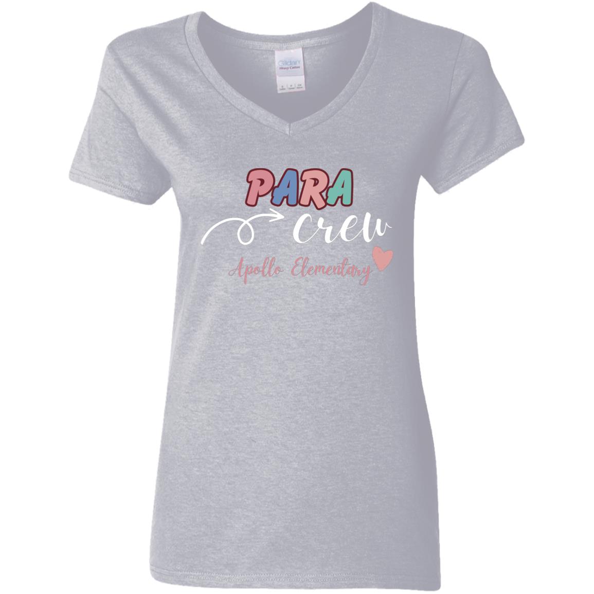 G500VL Ladies' 5.3 oz. V-Neck T-Shirt