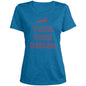 LST360 Ladies' Heather Scoop Neck Performance Tee