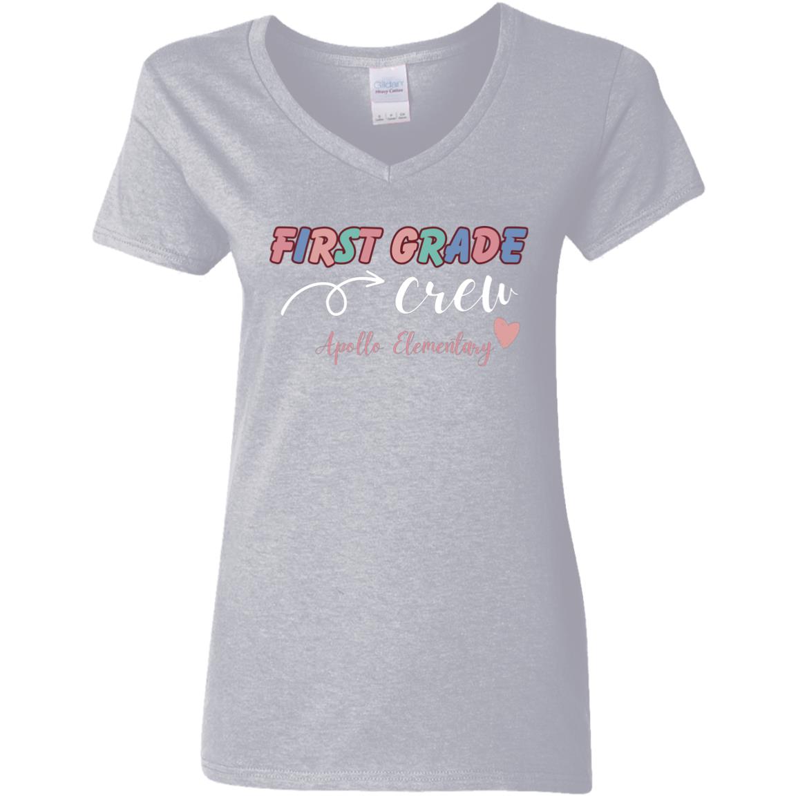 G500VL Ladies' 5.3 oz. V-Neck T-Shirt