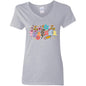 Teacher G500VL Ladies' 5.3 oz. V-Neck T-Shirt