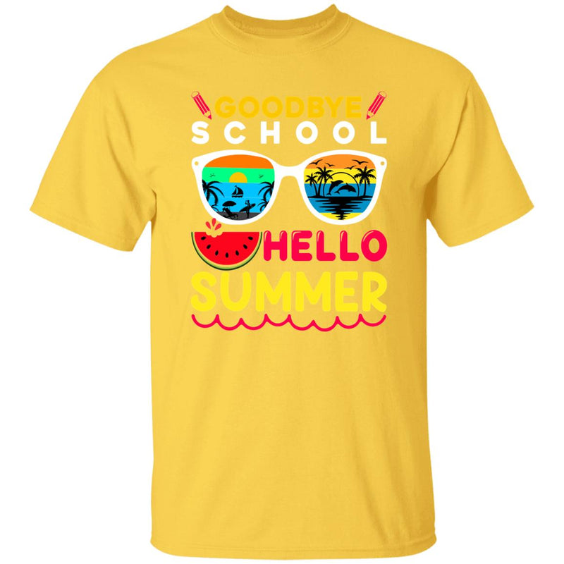 good bye school summer t-shirt design-01 G500 5.3 oz. T-Shirt