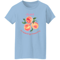 Just Peachy G500L Ladies' 5.3 oz. T-Shirt