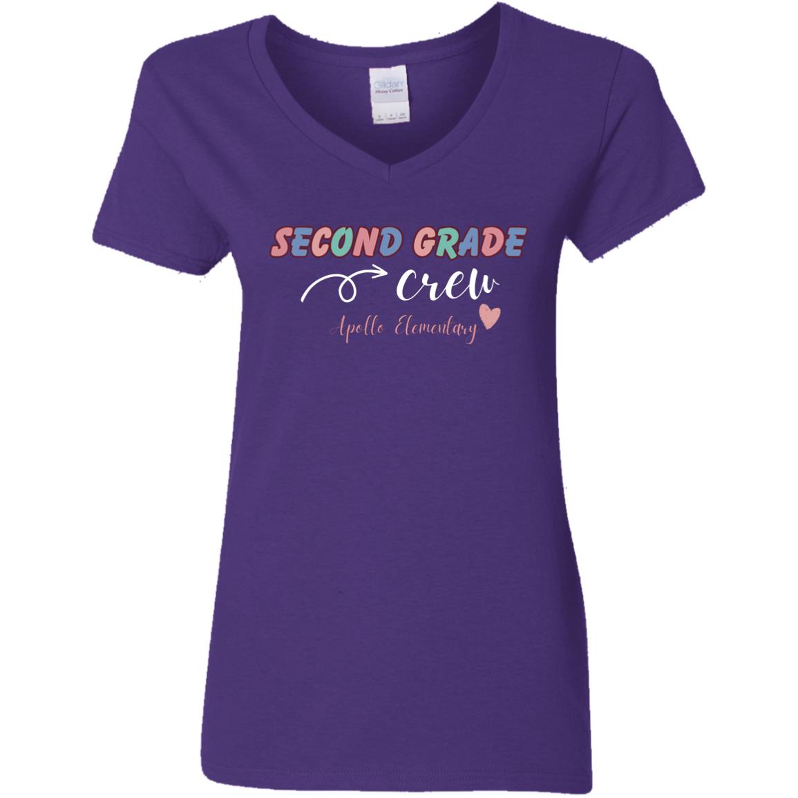 G500VL Ladies' 5.3 oz. V-Neck T-Shirt