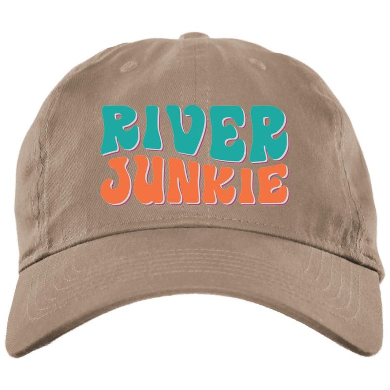riverjunkie BX001 Embroidered Brushed Twill Unstructured Dad Cap
