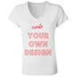 B6005 Ladies' Jersey V-Neck T-Shirt