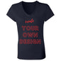 B6005 Ladies' Jersey V-Neck T-Shirt