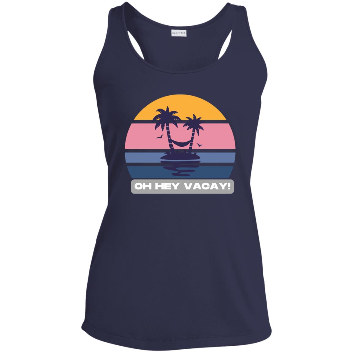 Oh Hey Vaca! LST356 Ladies' Performance Racerback Tank