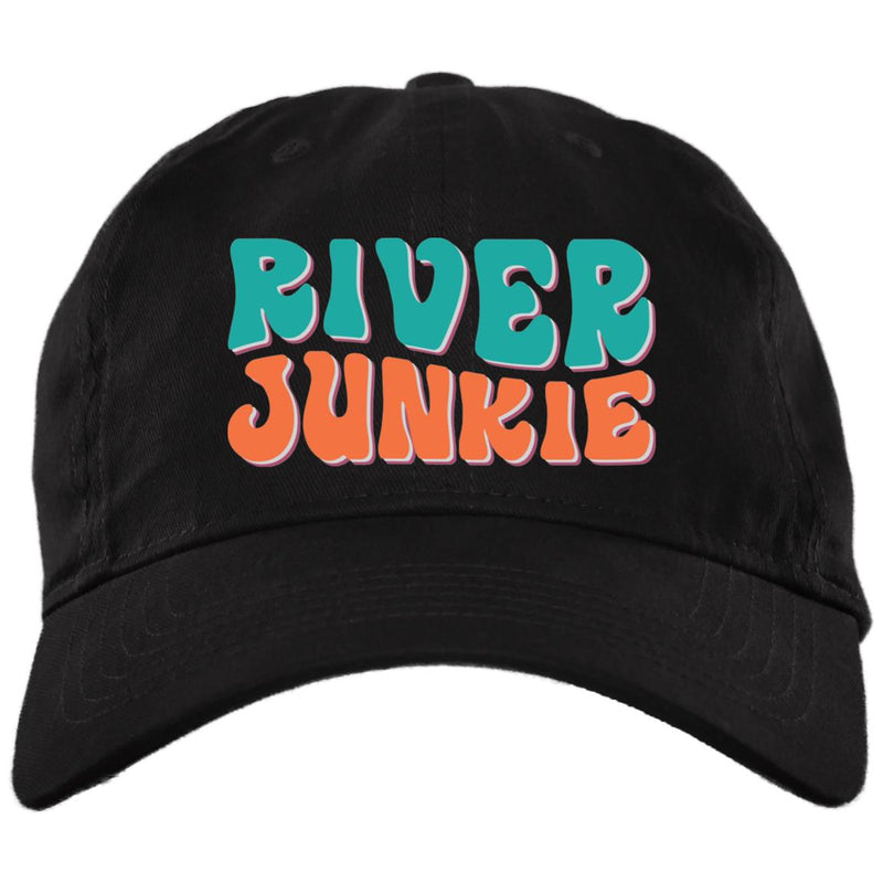 riverjunkie BX001 Embroidered Brushed Twill Unstructured Dad Cap