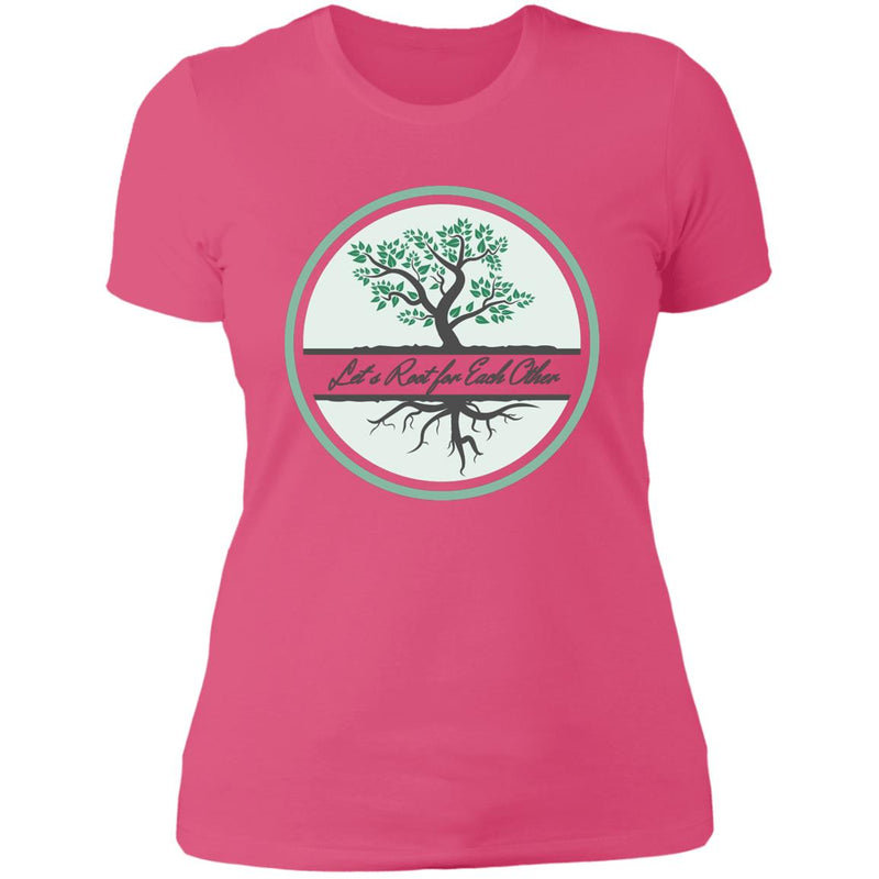 Let Root for Each Other NL3900 Ladies' Boyfriend T-Shirt