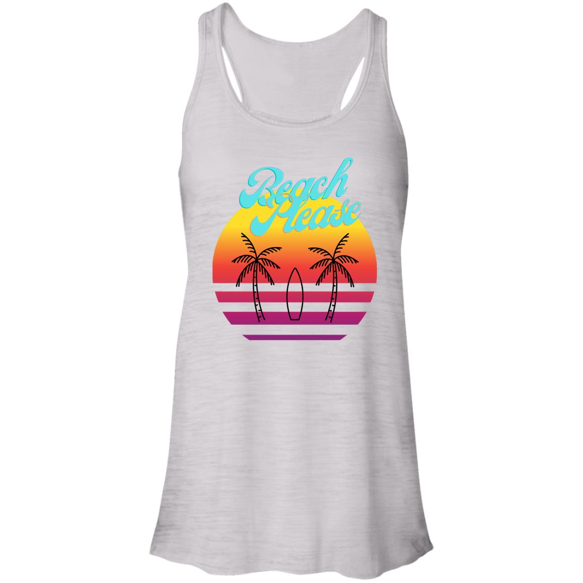 Beach Please B8800 Flowy Racerback Tank