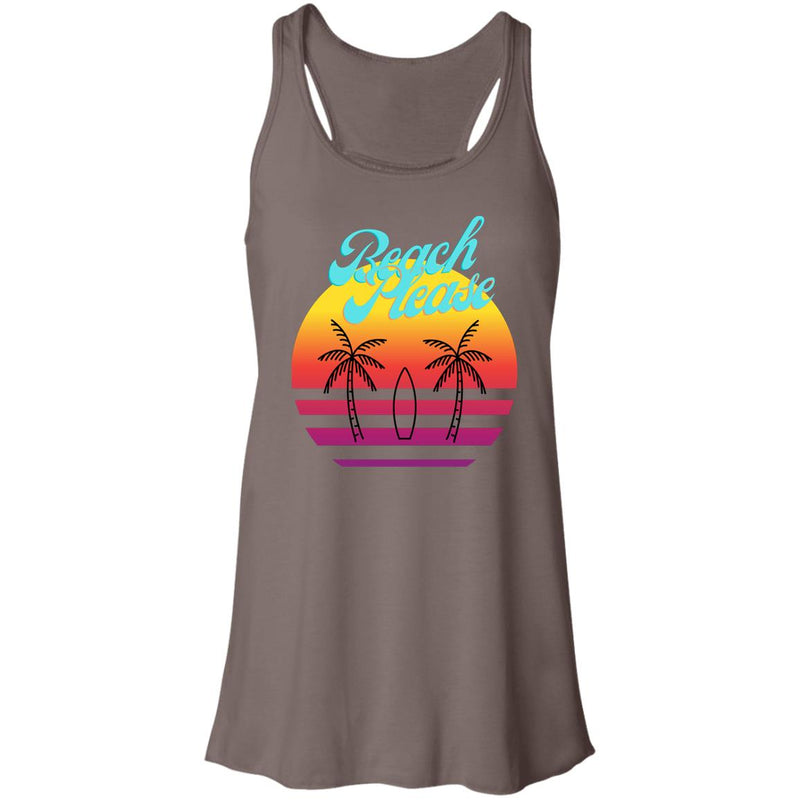 Beach Please B8800 Flowy Racerback Tank