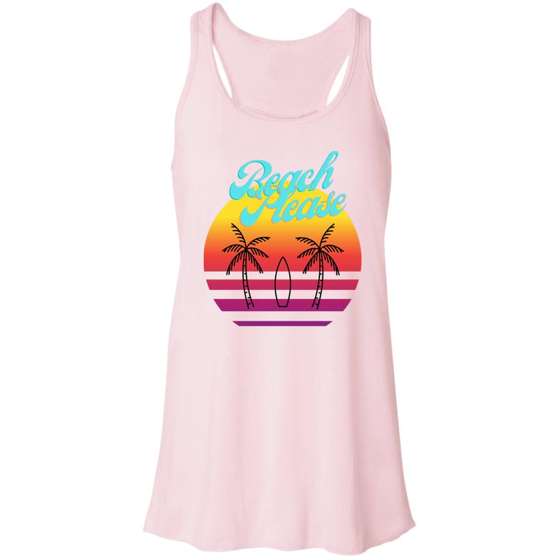 Beach Please B8800 Flowy Racerback Tank