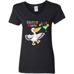 happy hour G500VL Ladies' 5.3 oz. V-Neck T-Shirt