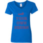 G500VL Ladies' 5.3 oz. V-Neck T-Shirt