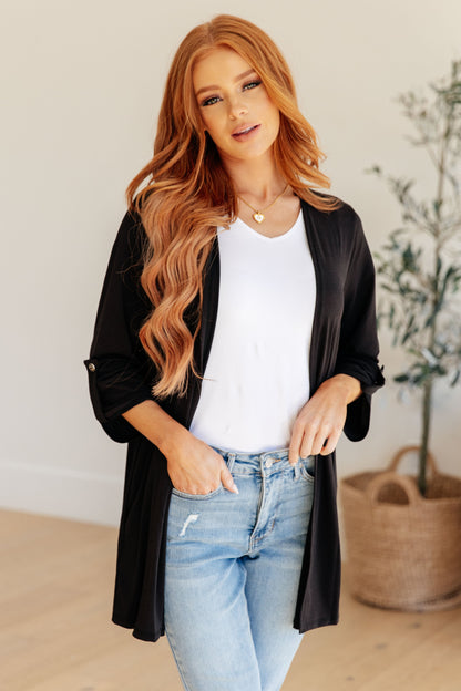 Lizzy Cardigan in Black