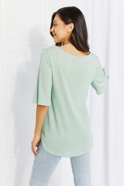 BOMBOM Honeysuckle Flare Sleeve Tunic.